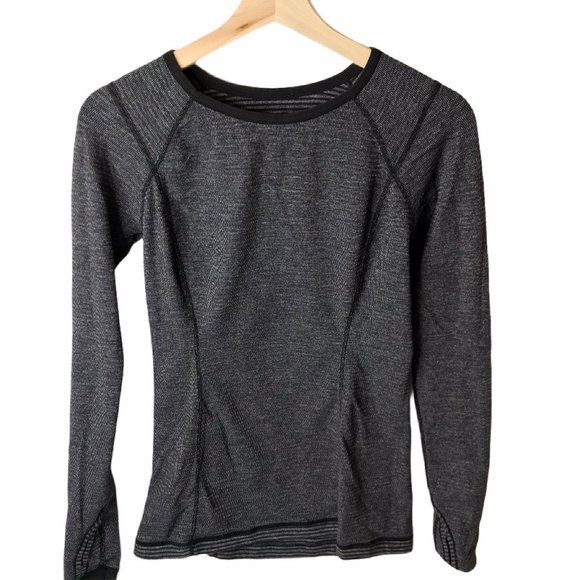 Lululemon Long Sleeve Shirt Sweater Rare Striped 6